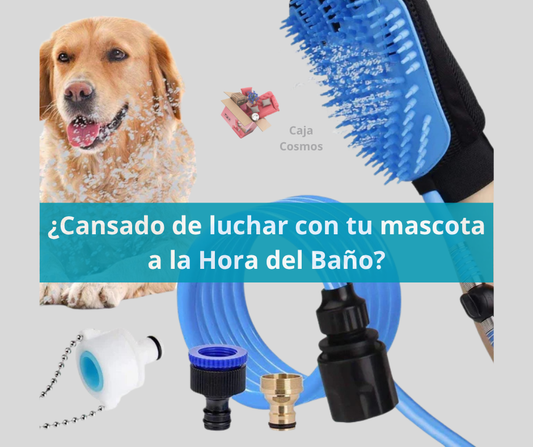 Guante Masajeador Baño Mascotas